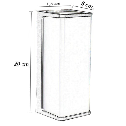 Applique a led da esterno per facciate giardino moderno lampada da muro bianco 10 watt illuminazione per balcone IP65 - enzoled