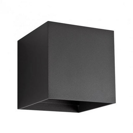 Applique da parete LED COB 12 watt nero per esterno impermeabile IP55 luce fredda calda naturale 6000k 3000k 4000k lampada doppia emissione luminosa UP & DOWN - enzoled