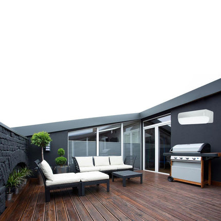 Applique lampada led per esterno 12 watt plafoniera per balconi terrazzi bianca luce bianca fredda 65000k calda 3000k naturale 4000k IP65 - enzoled