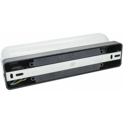 Applique lampada led per esterno 12 watt plafoniera per balconi terrazzi nera luce bianca fredda 65000k calda 3000k naturale 4000k IP65 - enzoled