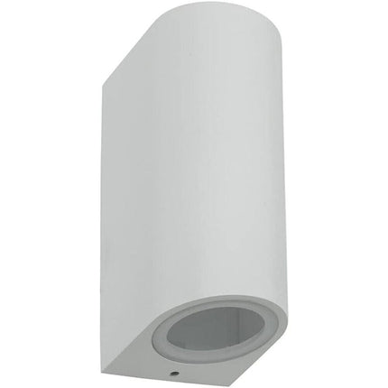 Applique a parete doppia emissione luminosa per esterno balcone terrazzo ip65UP & DOWN 2 portalampada gu10 - enzoled