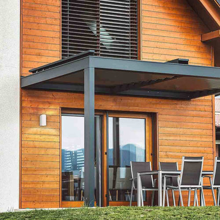 Applique a parete doppia emissione luminosa per esterno balcone terrazzo ip65UP & DOWN 2 portalampada gu10 - enzoled