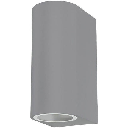 Applique a parete doppia emissione luminosa per esterno balcone terrazzo ip65UP & DOWN 2 portalampada gu10 - enzoled