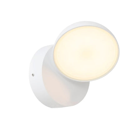 Applique a led da esterno 12 watt con teconologia cct 3 tonalità di luce lampada da parete bianco o grigio - enzoled