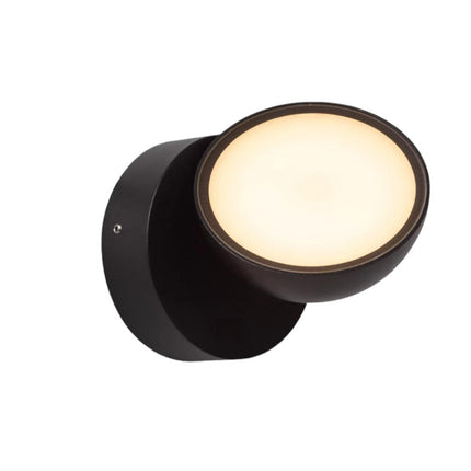 Applique a led da esterno 12 watt con teconologia cct 3 tonalità di luce lampada da parete bianco o grigio - enzoled