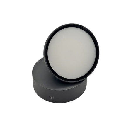 Applique a led da esterno 12 watt con teconologia cct 3 tonalità di luce lampada da parete bianco o grigio - enzoled