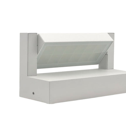 Applique da parete per esterno 21 watt tecnologia cct 3 tonalità di luce lampada da muro inclinabile a led IP65 - enzoled