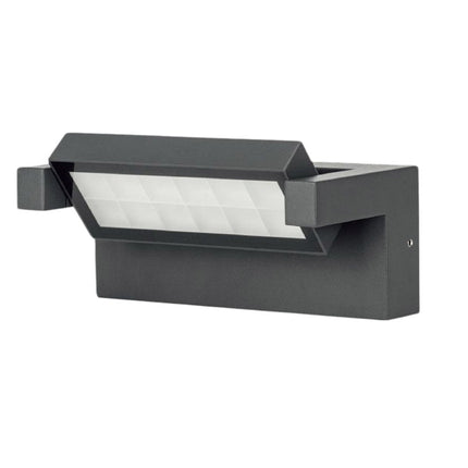 Applique da parete per esterno 21 watt tecnologia cct 3 tonalità di luce lampada da muro inclinabile a led IP65 - enzoled