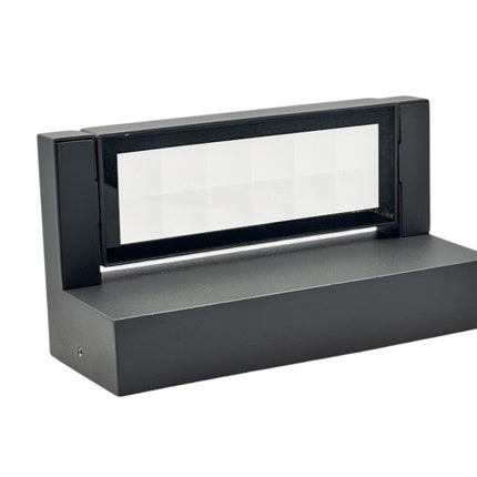 Applique da parete per esterno 21 watt tecnologia cct 3 tonalità di luce lampada da muro inclinabile a led IP65 - enzoled