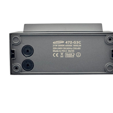 Applique da parete per esterno 21 watt tecnologia cct 3 tonalità di luce lampada da muro inclinabile a led IP65 - enzoled