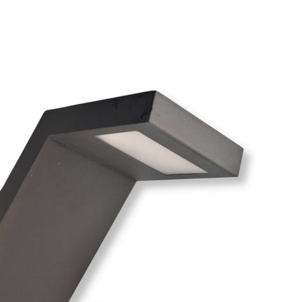 Lampione da giardino o applique da parete a led ultra moderno 10 watt IP54 luce naturale 4000k - enzoled