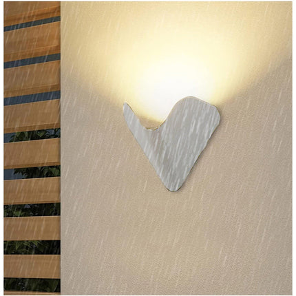 Applique led moderno per esterno da parete 12 watt in alluminio luce fredda calda naturale IP65 - enzoled