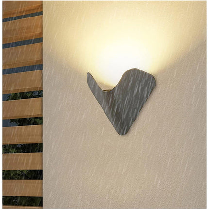 Applique led moderno per esterno da parete 12 watt in alluminio luce fredda calda naturale IP65 - enzoled