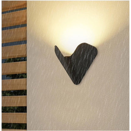 Applique led moderno per esterno da parete 12 watt in alluminio luce fredda calda naturale IP65 - enzoled