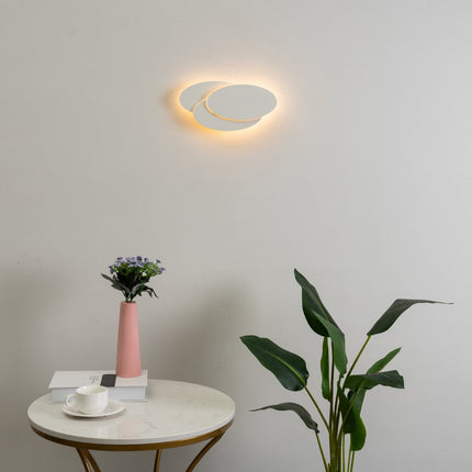 Applique a led ovale con 3 ovali 12 watt lampada a parete lumetto lume da comodino moderno abat jour luce bianca 6500k calda 3000k naturale 4000k - enzoled