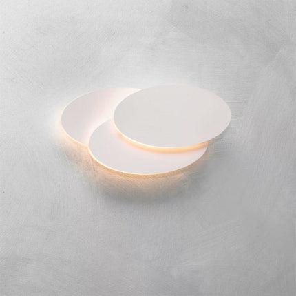 Applique a led ovale con 3 ovali 12 watt lampada a parete lumetto lume da comodino moderno abat jour luce bianca 6500k calda 3000k naturale 4000k - enzoled