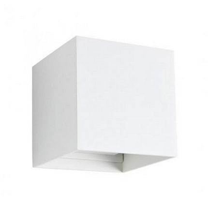 Applique da parete LED COB 12 watt bianco per esterno impermeabile IP55 luce fredda calda naturale 6000k 3000k 4000k lampada doppia emissione luminosa UP & DOWN - enzoled