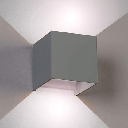 Applique da parete LED COB 12 watt per esterno impermeabile IP55 luce fredda calda naturale 6000k 3000k 4000k lampada doppia emissione luminosa UP & DOWN - enzoled