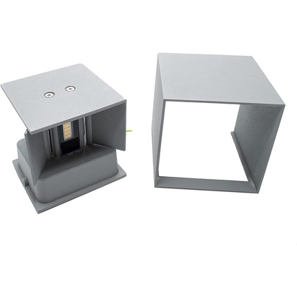 Applique da parete LED COB 12 watt per esterno impermeabile IP55 luce fredda calda naturale 6000k 3000k 4000k lampada doppia emissione luminosa UP & DOWN - enzoled