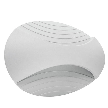 Applique a parete doppia emissione 6 watt a led lampada da muro ovale 3 modalità di luce calda fredda e naturale ( - enzoled