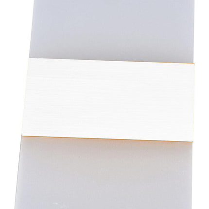 Applique moderno a led rettangolare 10 watt da parete doppia emissione lampada da interno 3 colorazione di luce - enzoled