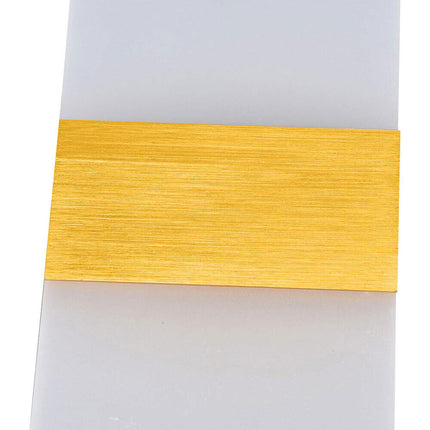 Applique moderno a led rettangolare 10 watt da parete doppia emissione lampada da interno 3 colorazione di luce - enzoled