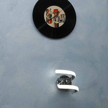 Applique a parete stilizzato 9 watt lampada da muro spirale argento luce tre colorazione di - enzoled