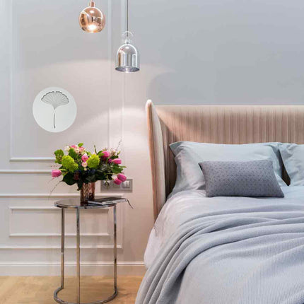 Applique moderno a led 9 watt da parete lumetto abat jour lampada decorativa con fiore 3 temperature di luce - enzoled