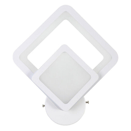 Applique moderno led a rombo 12 watt lampada da parete luce tre colorazione di luce - enzoled