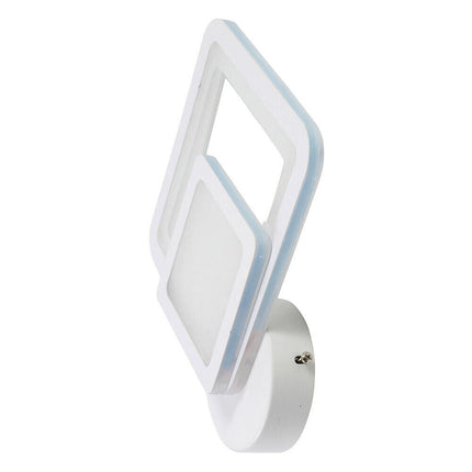 Applique moderno led a rombo 12 watt lampada da parete luce tre colorazione di luce - enzoled