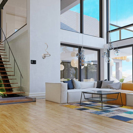 Applique moderno spirale a led 12 watt da parete lumetto abat jour lampada da interno 3 colorazione di luce - enzoled