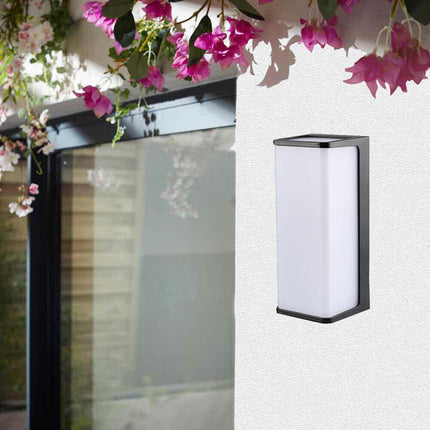 Applique a led da esterno per facciate giardino moderno lampada da muro nero 10 watt illuminazione per balcone IP65 - enzoled