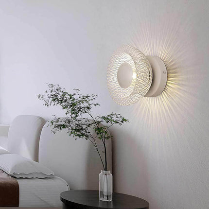 Applique a parete in stile industrial lampada da muro decorativa in metallo per camera da letto soggiorno attacco G9 - enzoled