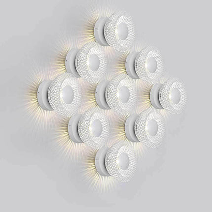 Applique a parete in stile industrial lampada da muro decorativa in metallo per camera da letto soggiorno attacco G9 - enzoled