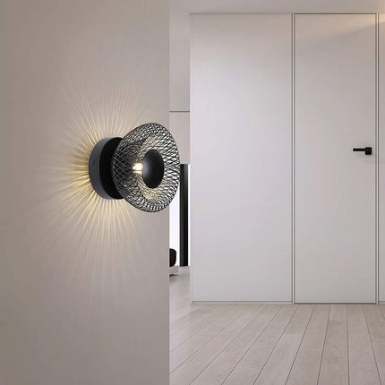 Applique a parete in stile industrial lampada da muro decorativa in metallo per camera da letto soggiorno attacco G9 - enzoled