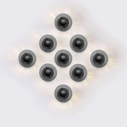 Applique a parete in stile industrial lampada da muro decorativa in metallo per camera da letto soggiorno attacco G9 - enzoled