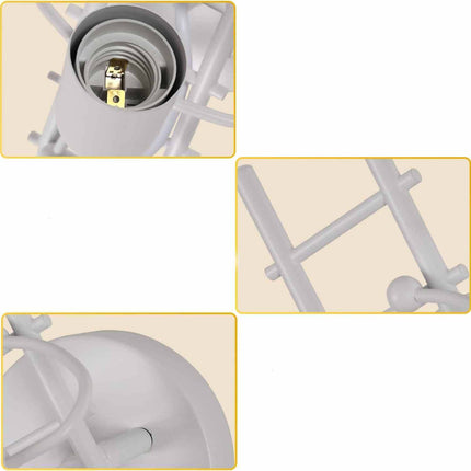 Applique da parete decorativo a forma di omino sulla scala lampada da muro in metallo attacco E27 arredo casa soggiorno - enzoled