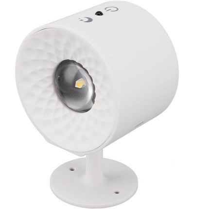 Lampada da parete led touch con telecomando luce fronte retro ricaricabile usb tre colorazione di luce calda fredda naturale orientabile 360° - enzoled