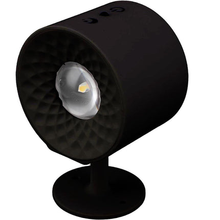 Lampada da parete led touch con telecomando luce fronte retro ricaricabile usb tre colorazione di luce calda fredda naturale orientabile 360° - enzoled