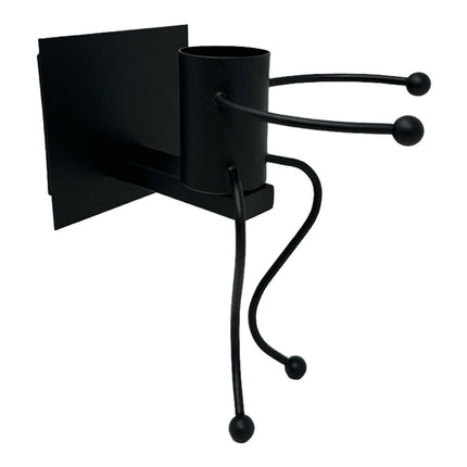 Applique da parete decorativo a forma di omino lampada da muro in metallo attacco E27 arredo casa - enzoled