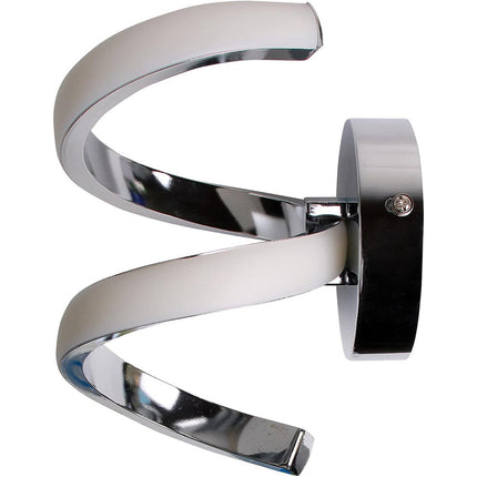 Applique a parete stilizzato 9 watt lampada da muro spirale 3 colorazione di luce memorizzabili - enzoled