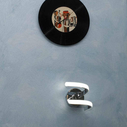 Applique a parete stilizzato 9 watt lampada da muro spirale 3 colorazione di luce memorizzabili - enzoled