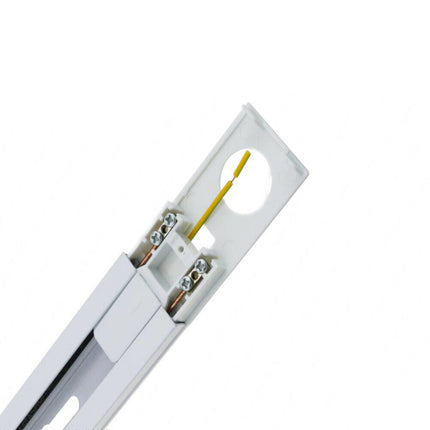 Binario elettrico monofase per faretto led staffa portalampada supporto fari asta da faro 1 metro - enzoled