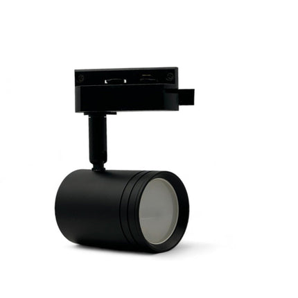 Porta faretto monofase orientabile da binario per soffitto con attacco gu10 proiettore faro per binario elettrificato - enzoled