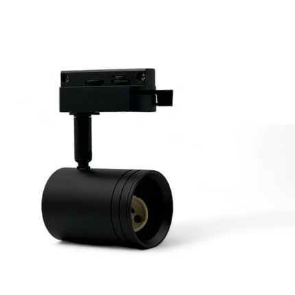 Porta faretto monofase orientabile da binario per soffitto con attacco gu10 proiettore faro per binario elettrificato - enzoled