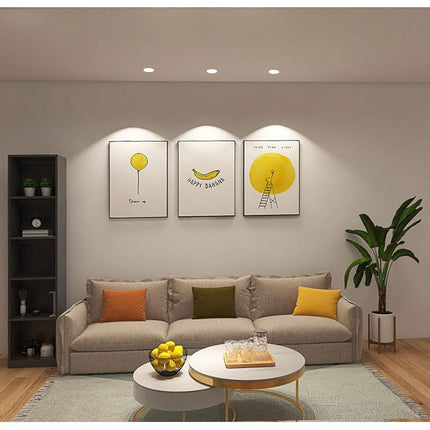 Faretto 1 led COB ad incasso 3 watt mini spot punto luce tondo nero luce bianca 6500k calda 3000k e naturale 4000k - enzoled