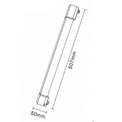 Faretto led lineare per binario track monofase barra 20 watt faro bianco o nero orientabile per cucina open space cct fredda 6500k calda 3000k naturale 4000k - enzoled