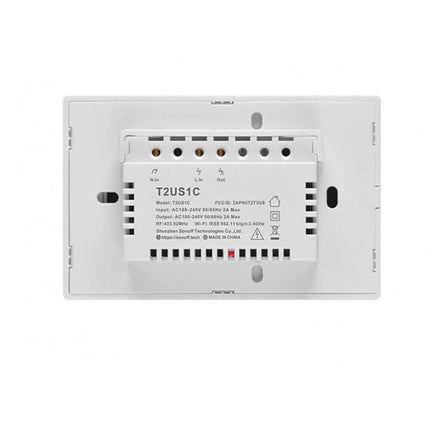 Interruttore Son/Off smart 1 canale controller da remoto wireless wifi placca touch domotica - enzoled