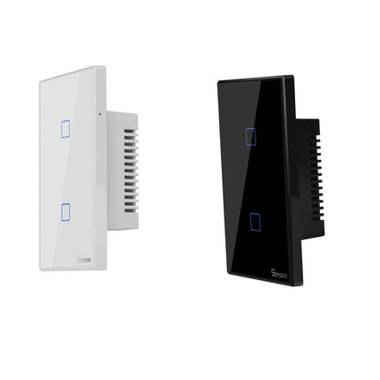 Interruttore Son/Off smart 2 canale controller da remoto wireless wifi placca touch domotica - enzoled