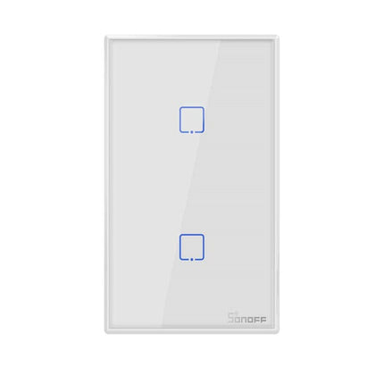 Interruttore Son/Off smart 2 canale controller da remoto wireless wifi placca touch domotica - enzoled
